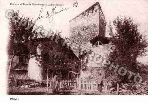 Ville de AIME, carte postale ancienne