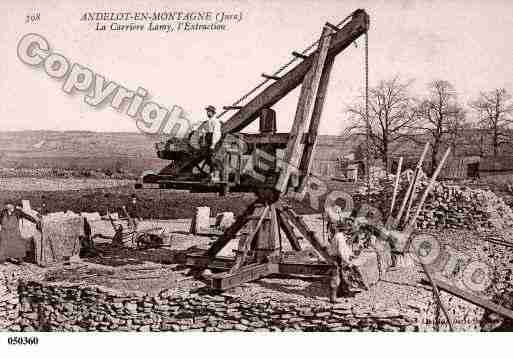 Ville de ANDELOTENMONTAGNE, carte postale ancienne