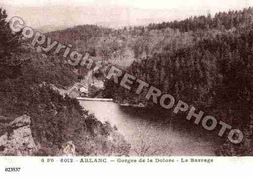 Ville de ARLANC, carte postale ancienne