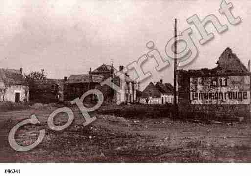 Ville de AUBIGNYENLAONNOIS, carte postale ancienne