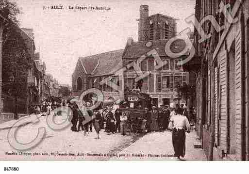 Ville de AULT, carte postale ancienne