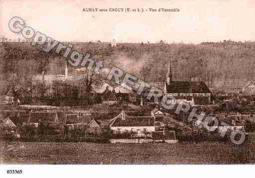 Ville de AUNAYSOUSCRECY, carte postale ancienne