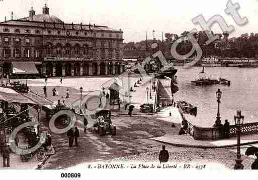 Ville de BAYONNE, carte postale ancienne