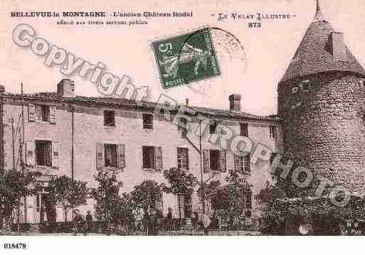 Ville de BELLEVUELAMONTAGNE, carte postale ancienne