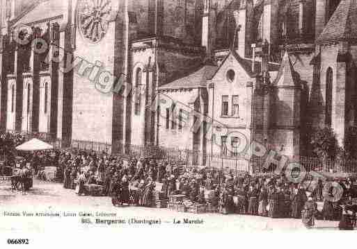 Ville de BERGERAC, carte postale ancienne