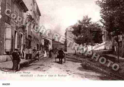 Ville de BESSEGES, carte postale ancienne Ville de BESSEGES, carte postale ancienne