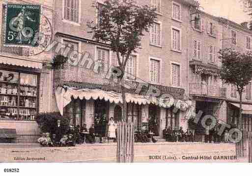 Ville de BOEN, carte postale ancienne