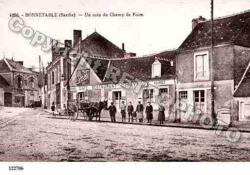 Ville de BONNETABLE, carte postale ancienne