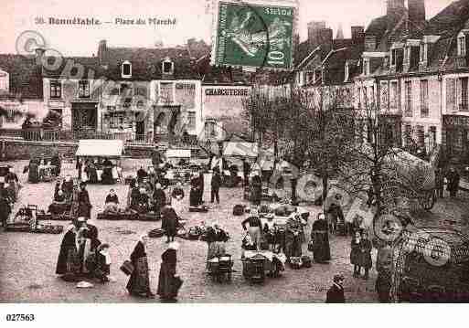 Ville de BONNETABLE, carte postale ancienne