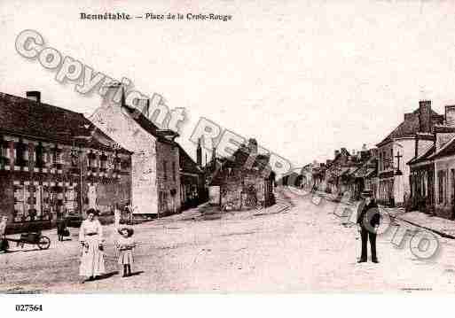 Ville de BONNETABLE, carte postale ancienne