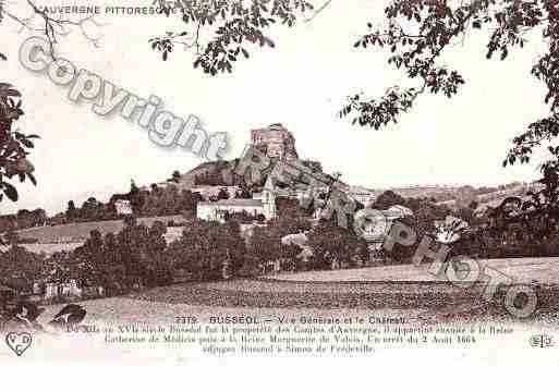 Ville de BUSSEOL, carte postale ancienne