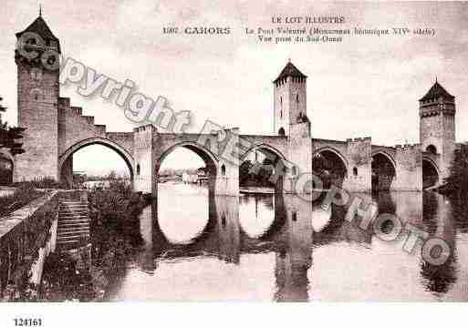 Ville de CAHORS, carte postale ancienne