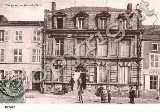 Ville de CARIGNAN, carte postale ancienne