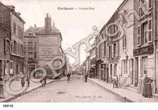 Ville de CARIGNAN, carte postale ancienne