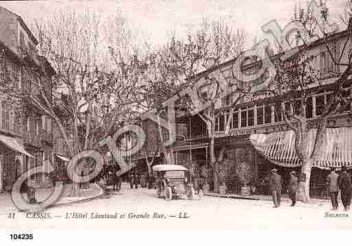 Ville de CASSIS, carte postale ancienne