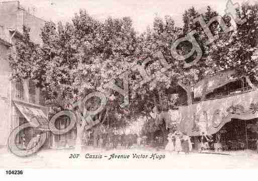 Ville de CASSIS, carte postale ancienne