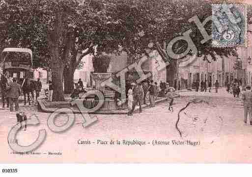 Ville de CASSIS, carte postale ancienne