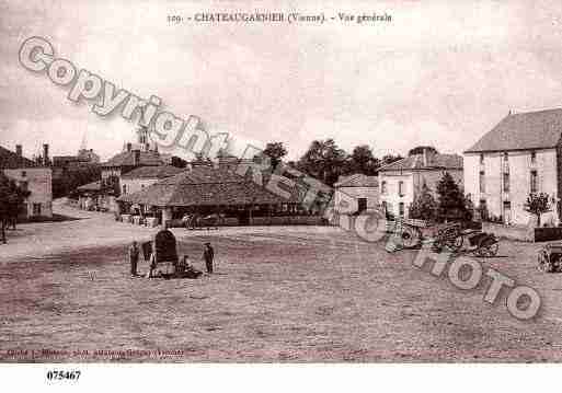 Ville de CHATEAUGARNIER, carte postale ancienne