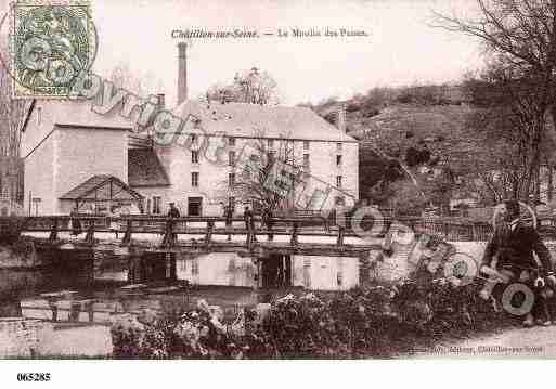 Ville de CHATILLONSURSEINE, carte postale ancienne