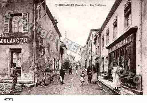 Ville de CHAUFFAILLES, carte postale ancienne