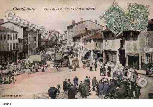 Ville de CHAUFFAILLES, carte postale ancienne