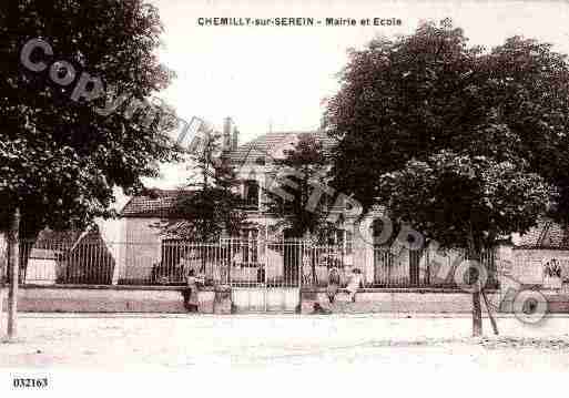 Ville de CHEMILLYSURSEREIN, carte postale ancienne