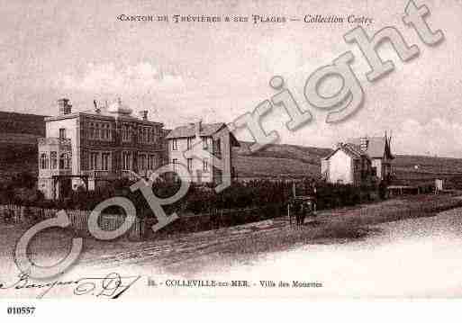 Ville de COLLEVILLESURMER, carte postale ancienne