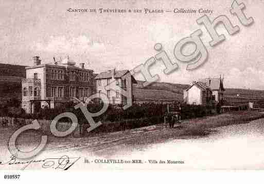 Ville de COLLEVILLESURMER, carte postale ancienne