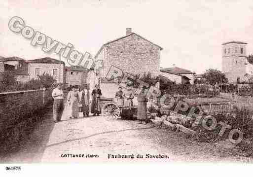 Ville de COTTANCE, carte postale ancienne