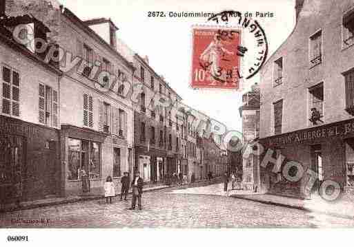 Ville de COULOMMIERS, carte postale ancienne