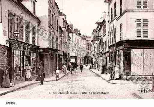 Ville de COULOMMIERS, carte postale ancienne