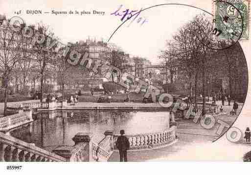 Ville de DIJON, carte postale ancienne