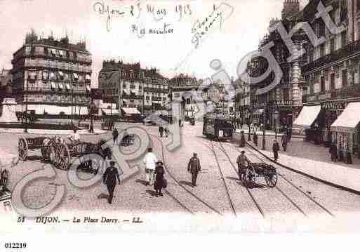 Ville de DIJON, carte postale ancienne