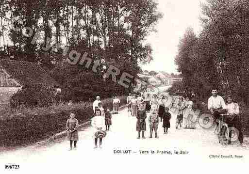 Ville de DOLLOT, carte postale ancienne