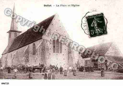 Ville de DOLLOT, carte postale ancienne