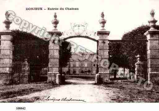 Ville de DONJEUX, carte postale ancienne