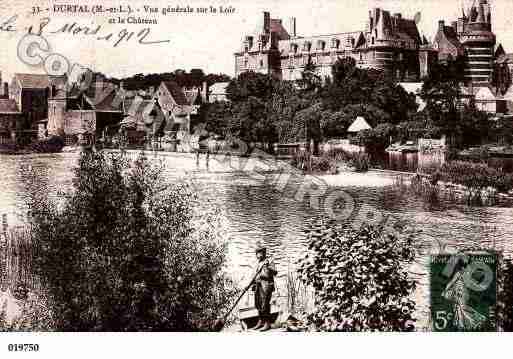 Ville de DURTAL, carte postale ancienne