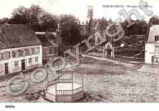 Ville de ESQUELBECQ, carte postale ancienne