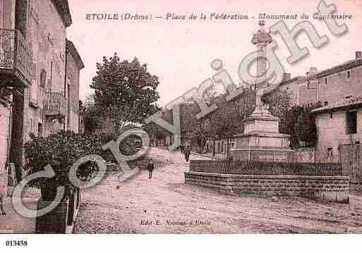 Ville de ETOILESURRHONE, carte postale ancienne