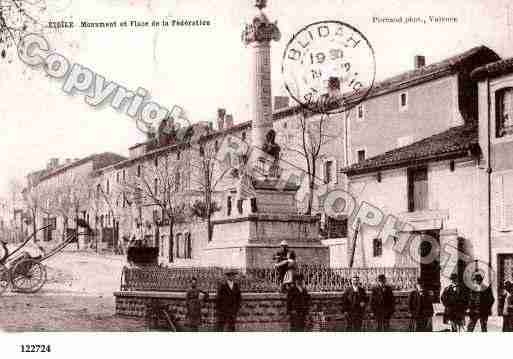 Ville de ETOILESURRHONE, carte postale ancienne