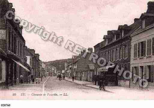 Ville de EU, carte postale ancienne