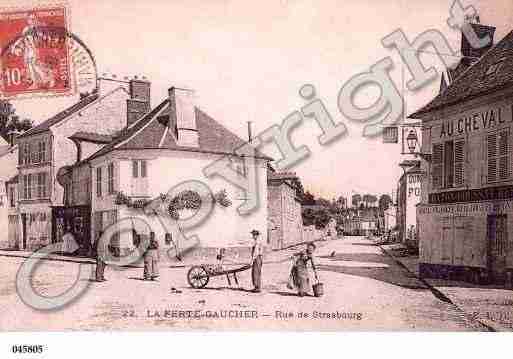 Ville de FERTEGAUCHER(LA), carte postale ancienne