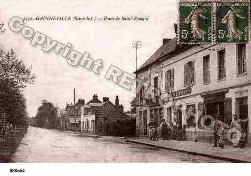 Ville de GAINNEVILLE, carte postale ancienne