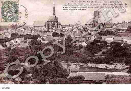 Ville de GALLARDON, carte postale ancienne