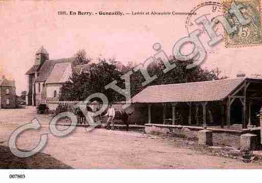 Ville de GENOUILLY, carte postale ancienne