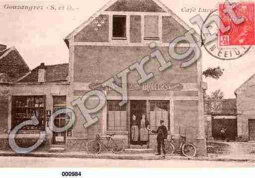 Ville de GOUZANGREZ, carte postale ancienne