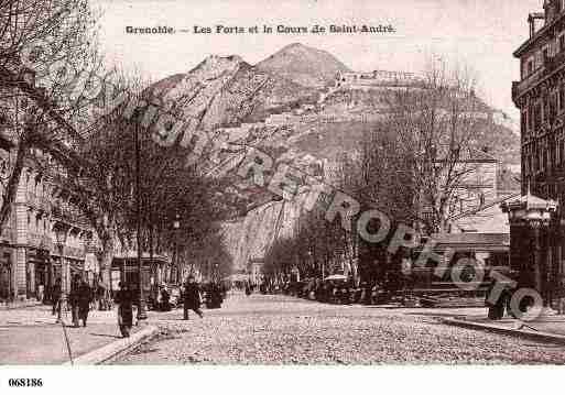 Ville de GRENOBLE, carte postale ancienne