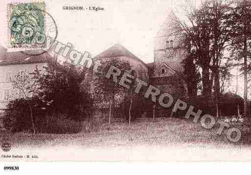 Ville de GRIGNON, carte postale ancienne