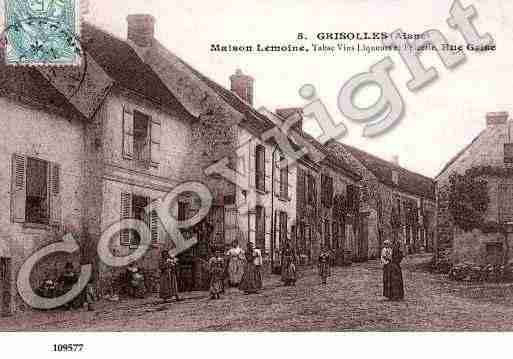 Ville de GRISOLLES, carte postale ancienne