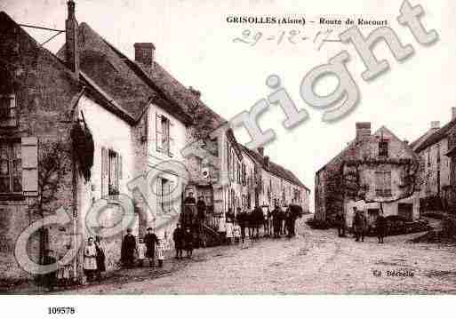 Ville de GRISOLLES, carte postale ancienne